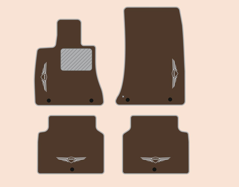 Premium custom pile mats for Genesis G80