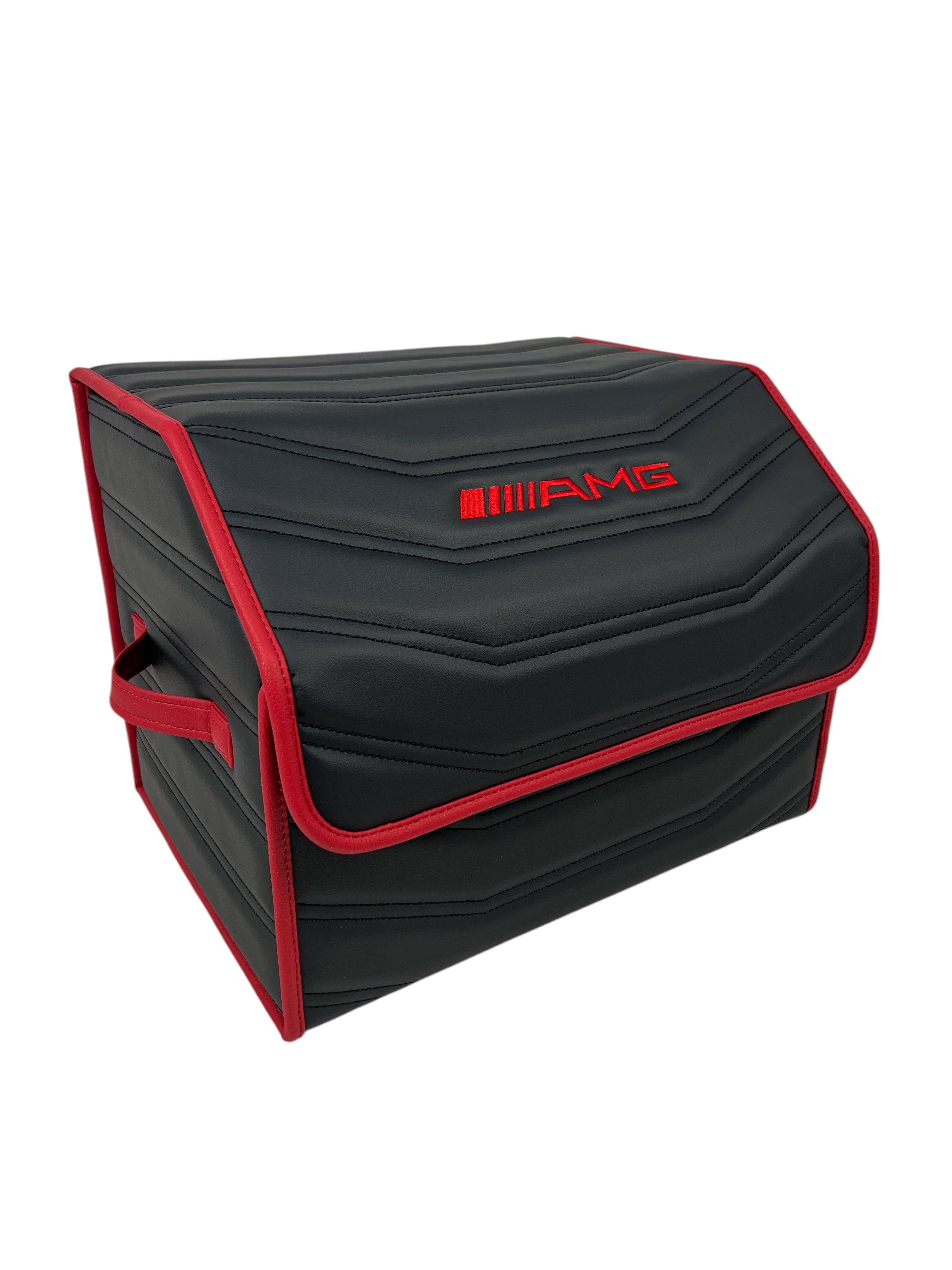 Organizer in the "Double Staple" design Black with Red Enging