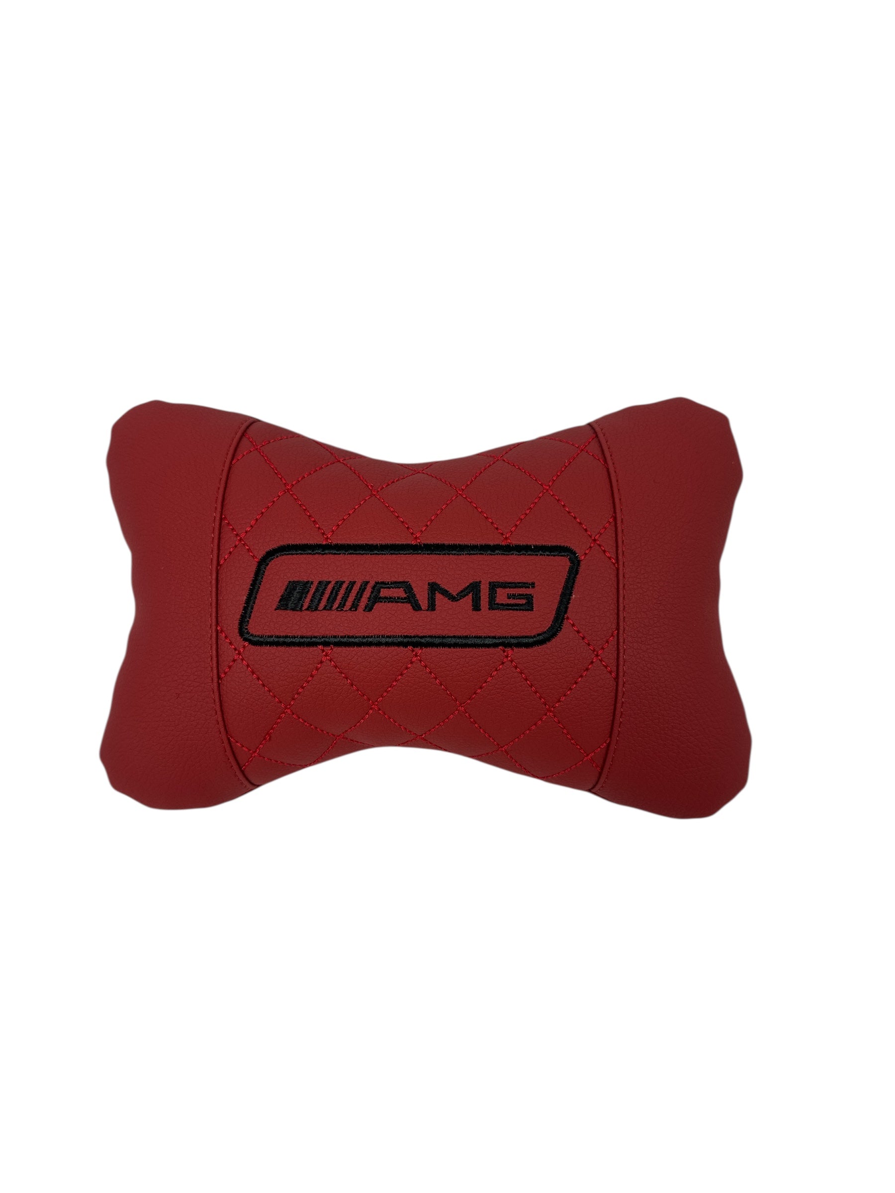 Car Neck Pillow Headrest 2 pcs Total Red