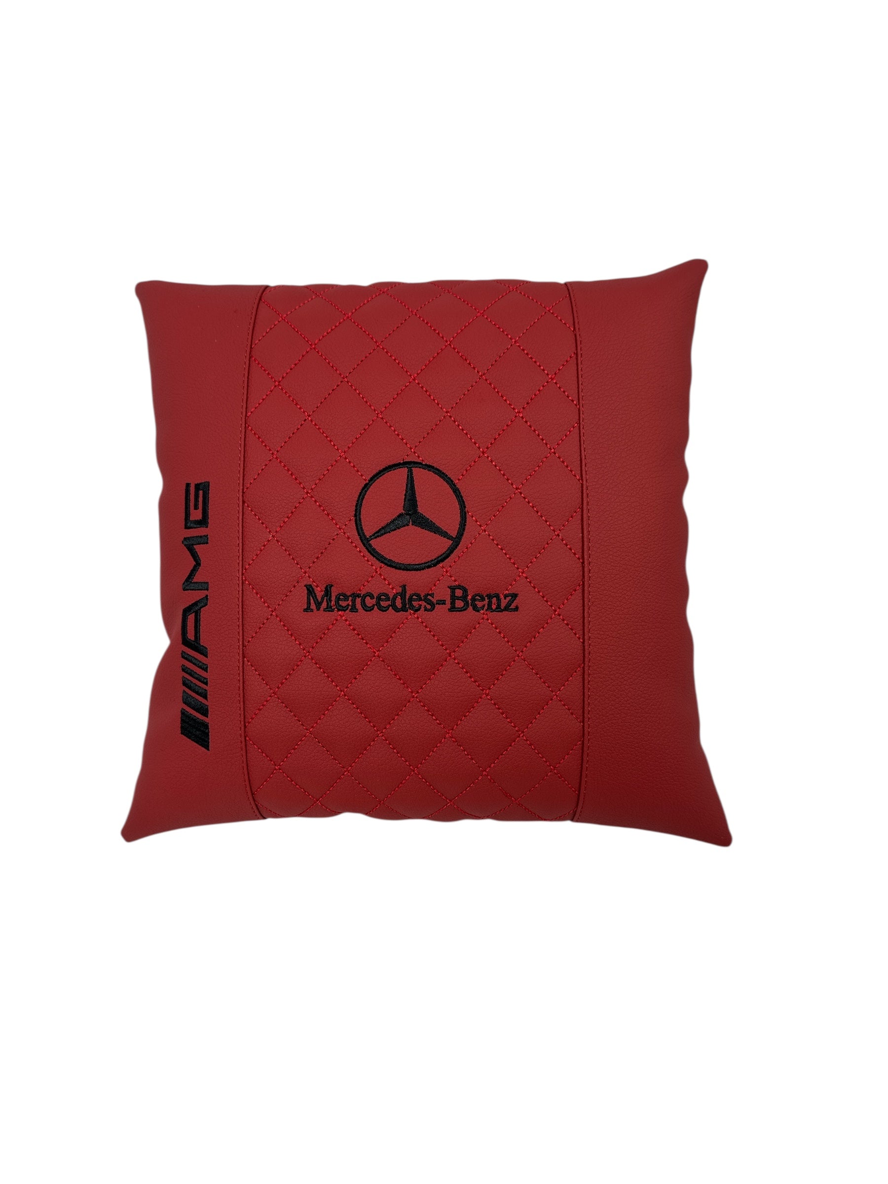 Car Neck Pillow Headrest 2 pcs Total Red