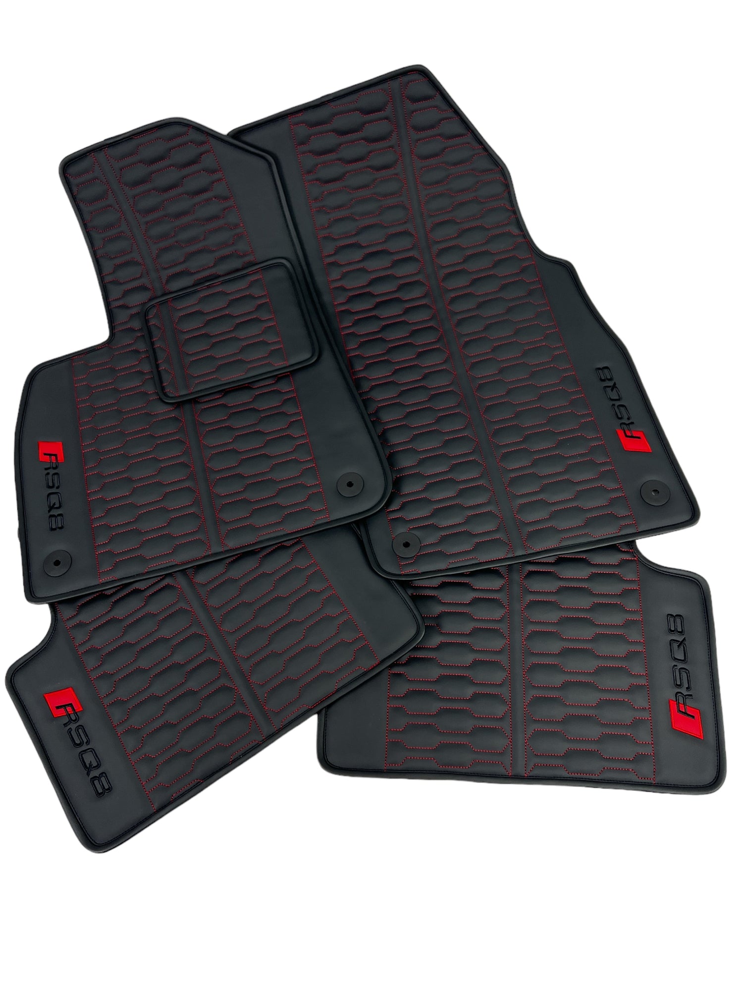 Luxury Custom Floor Mats for Audi RSQ8 with the logo RSQ8