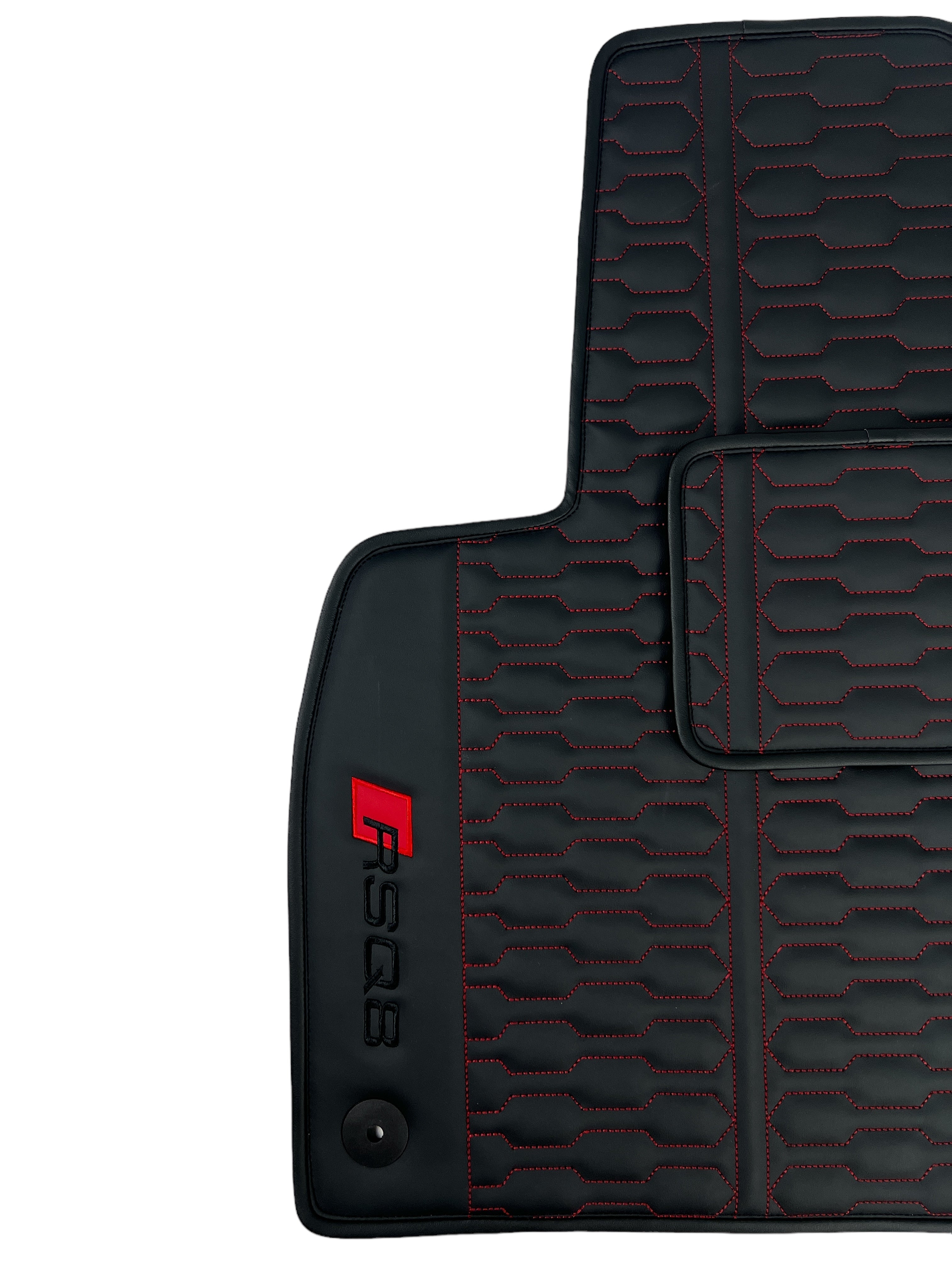 Luxury Custom Floor Mats for Audi RSQ8 with the logo RSQ8