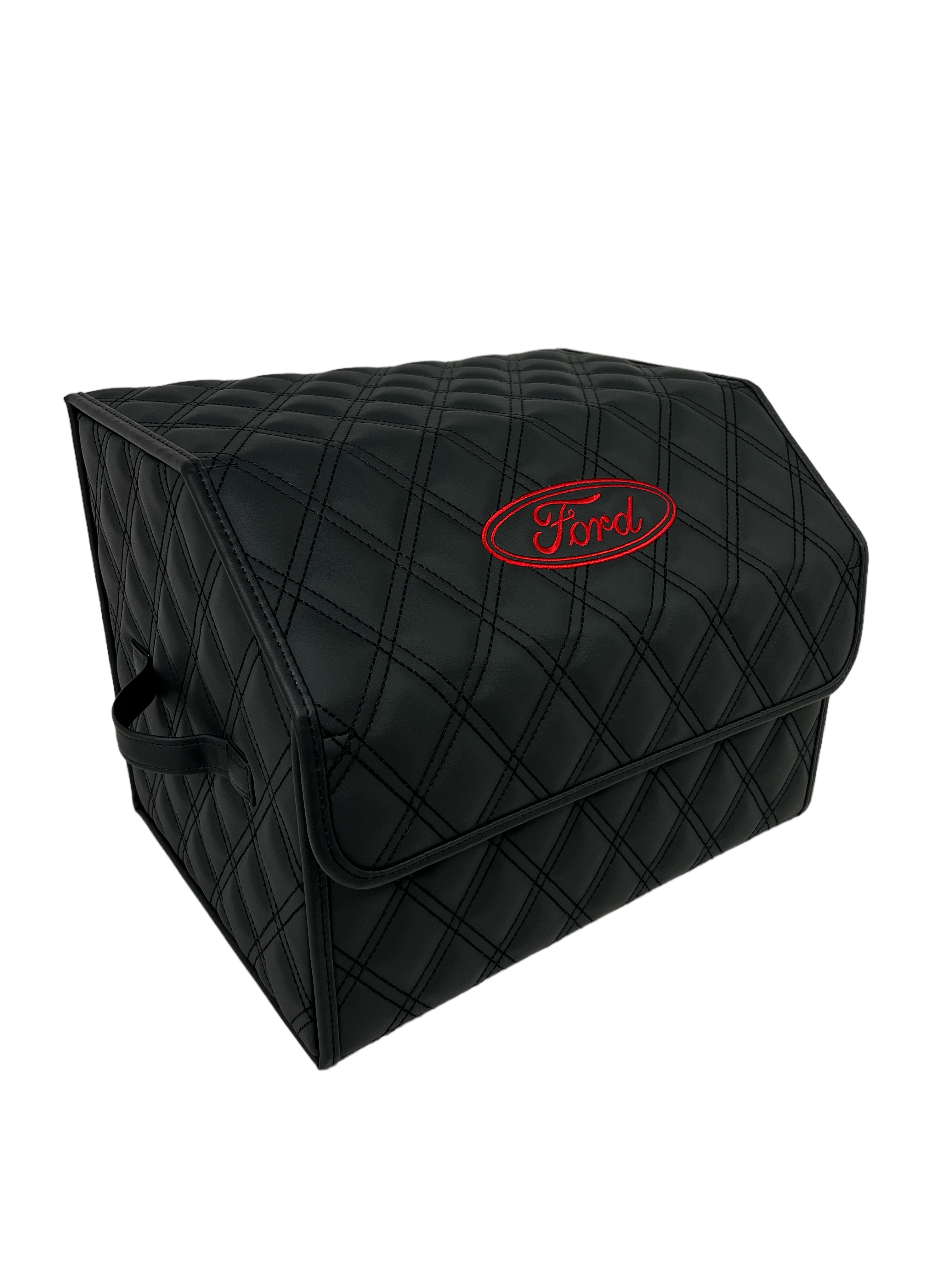 Organizer im "Rhombus"-Design Schwarz mit rotem Logo