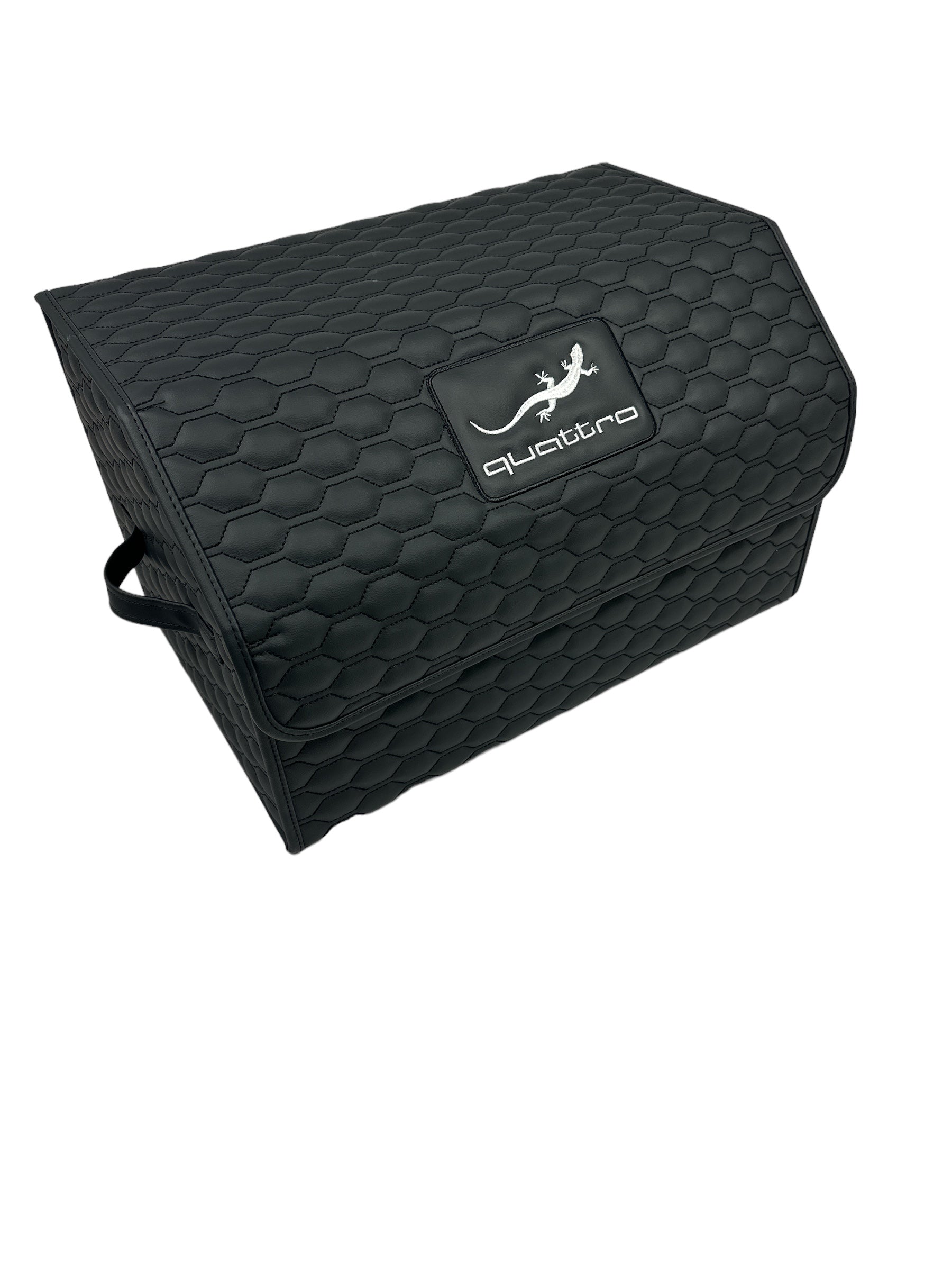 Organizer im "Small Comb" Design Schwarz mit weißem Logo