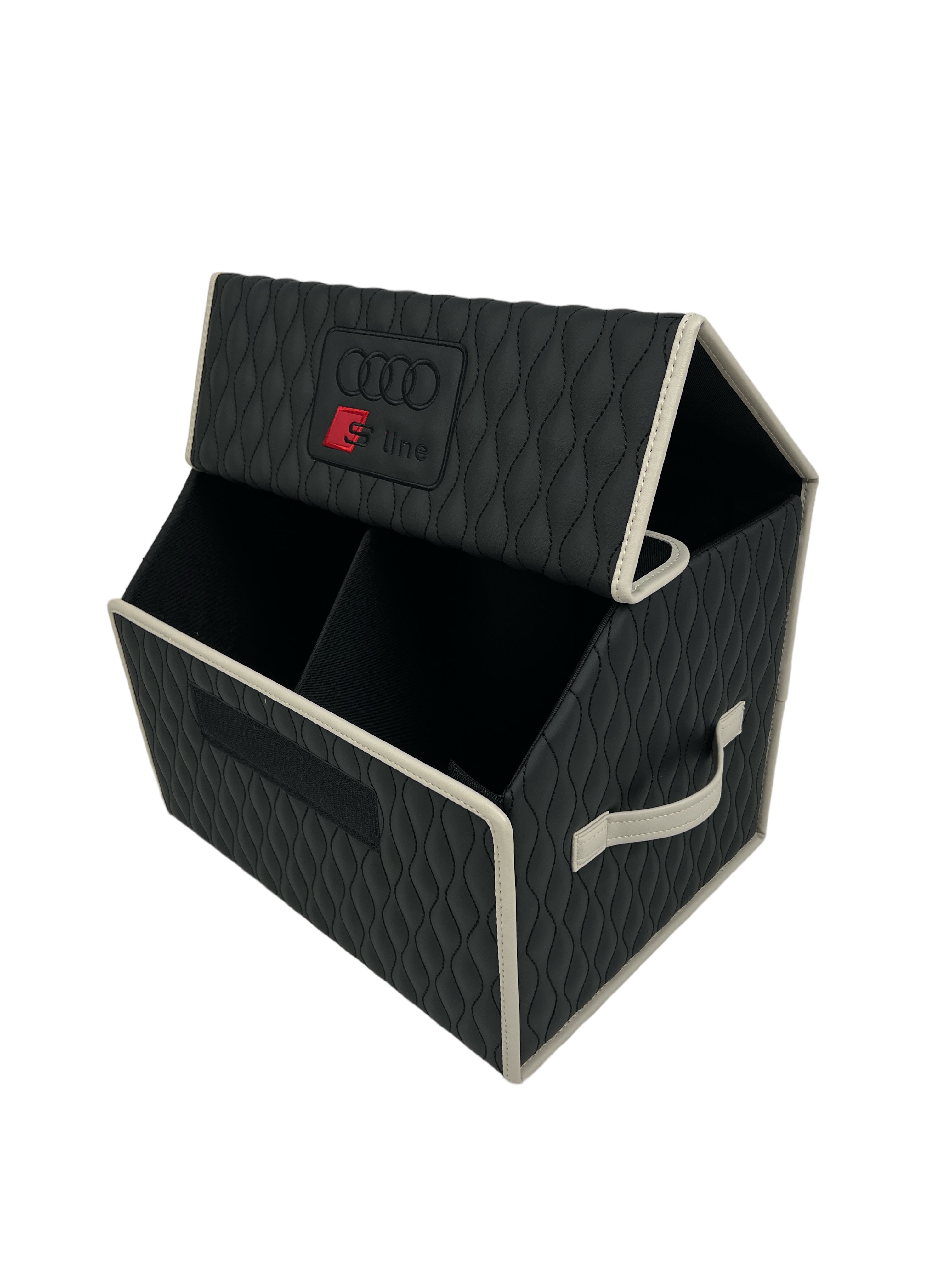 Organizer im "Wave" Design Schwarz mit Weiß Enging