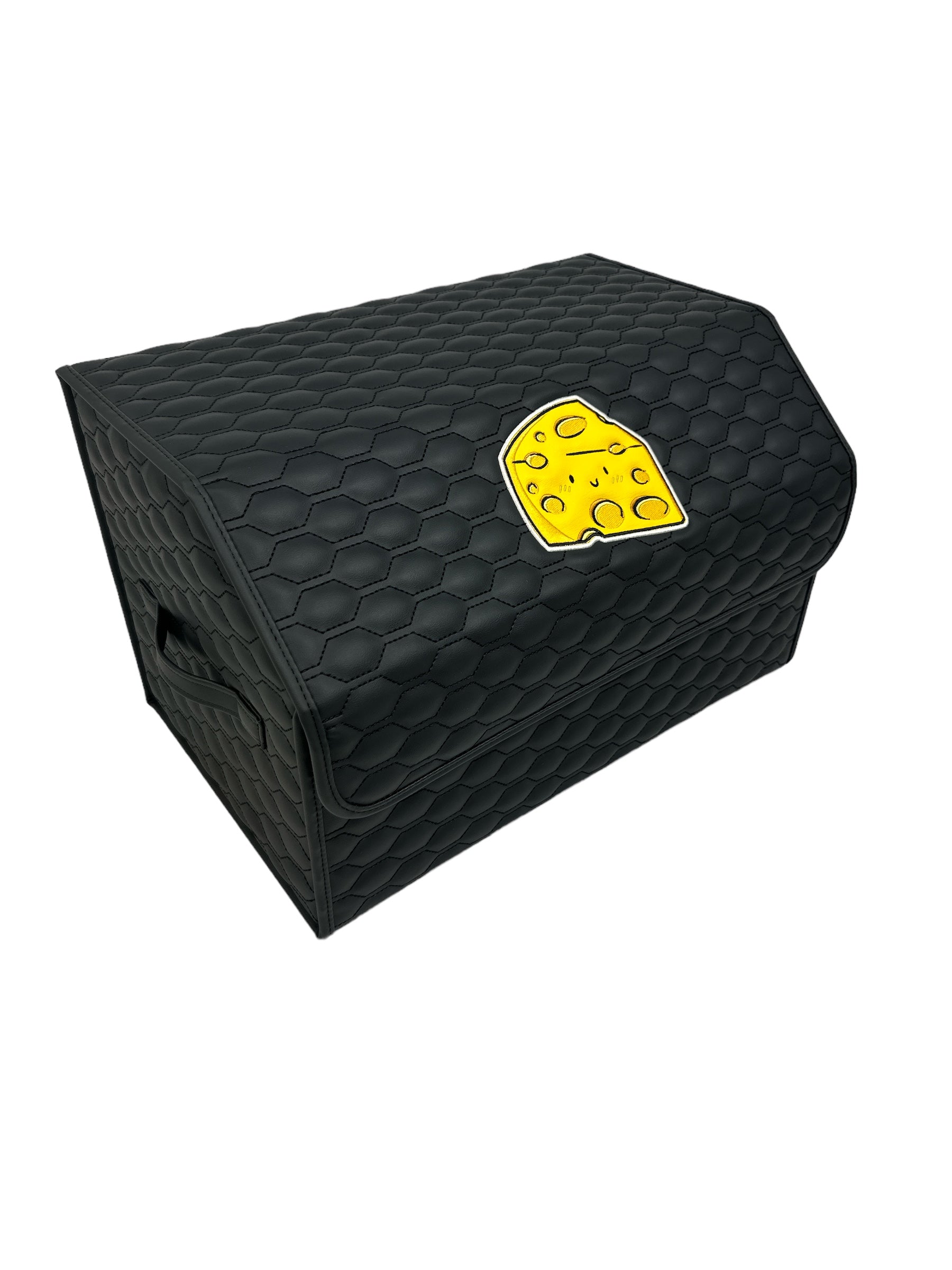 Organizer im Design "Kleiner Kamm" Schwarz mit individueller Stickerei