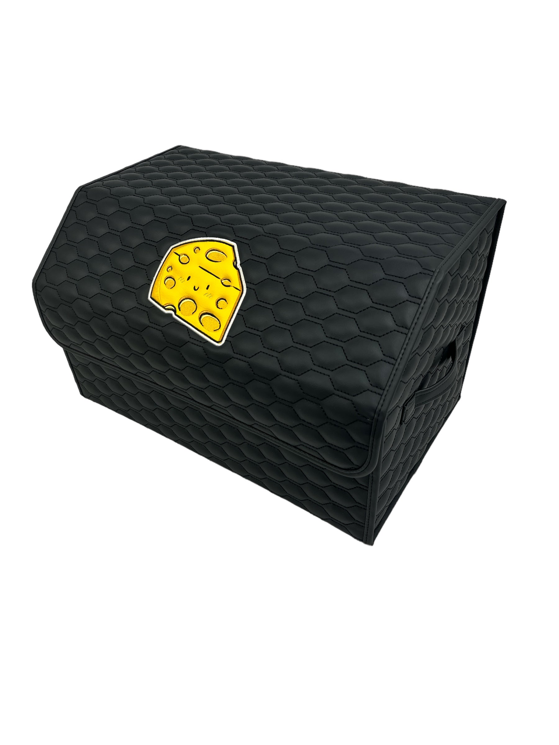 Organizer im Design "Kleiner Kamm" Schwarz mit individueller Stickerei