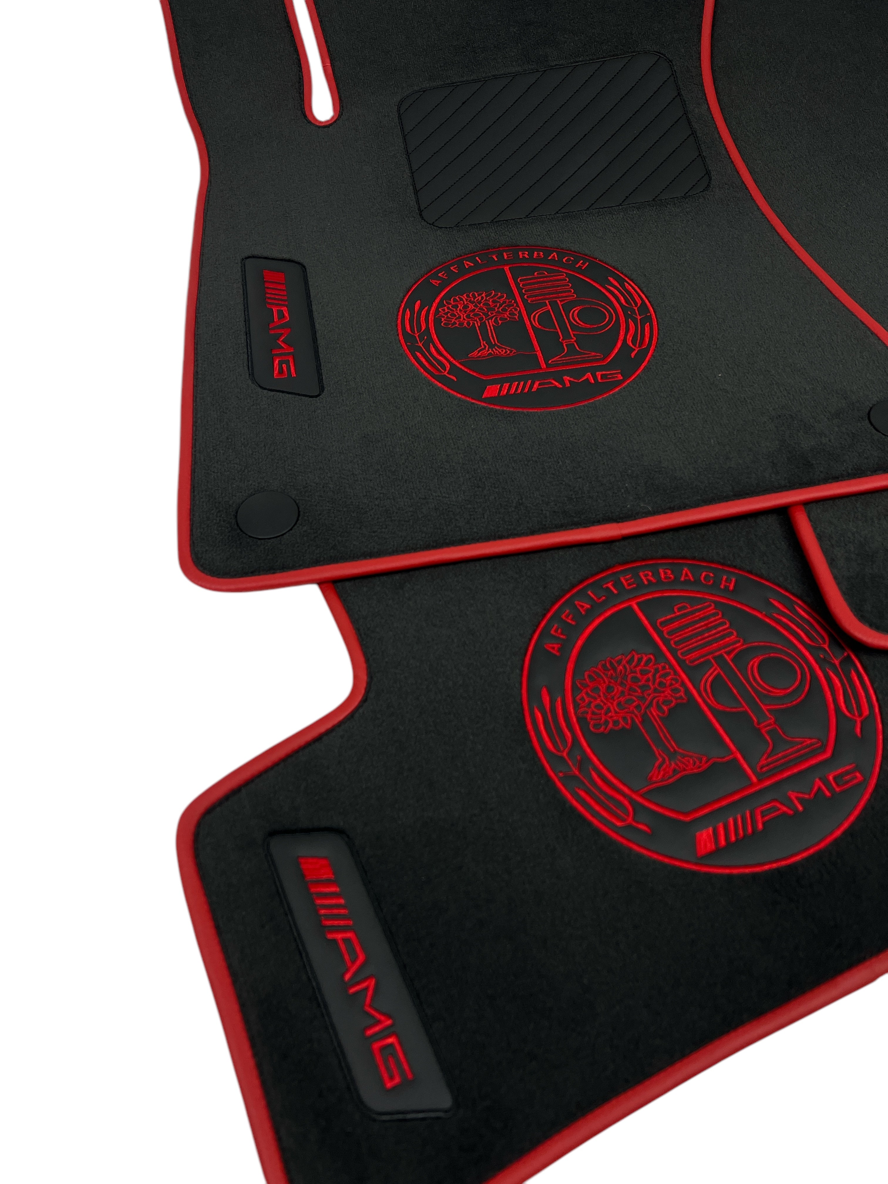 Premium-Matten nach Maß für alle Mercedes-Benz + Kofferraum + Kissen