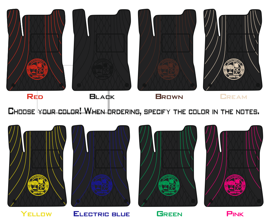 Luxuriöse Fußmatten nach Maß für Mercedes