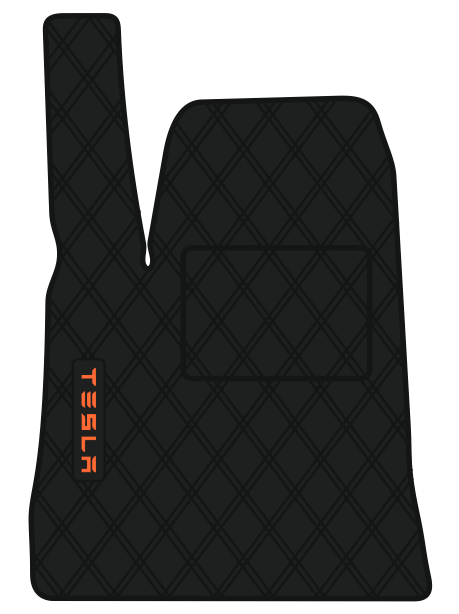 Luxury Custom Floor Mats for Tesla Model S 2013 front mats