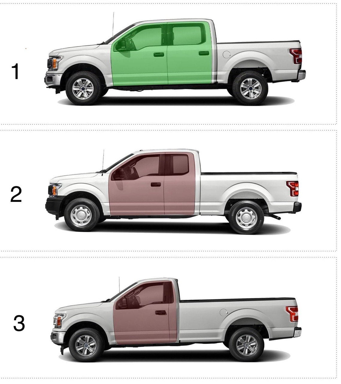 Fußmatten für den Shelby Ford F150 Super Snake (SuperCrew F150)