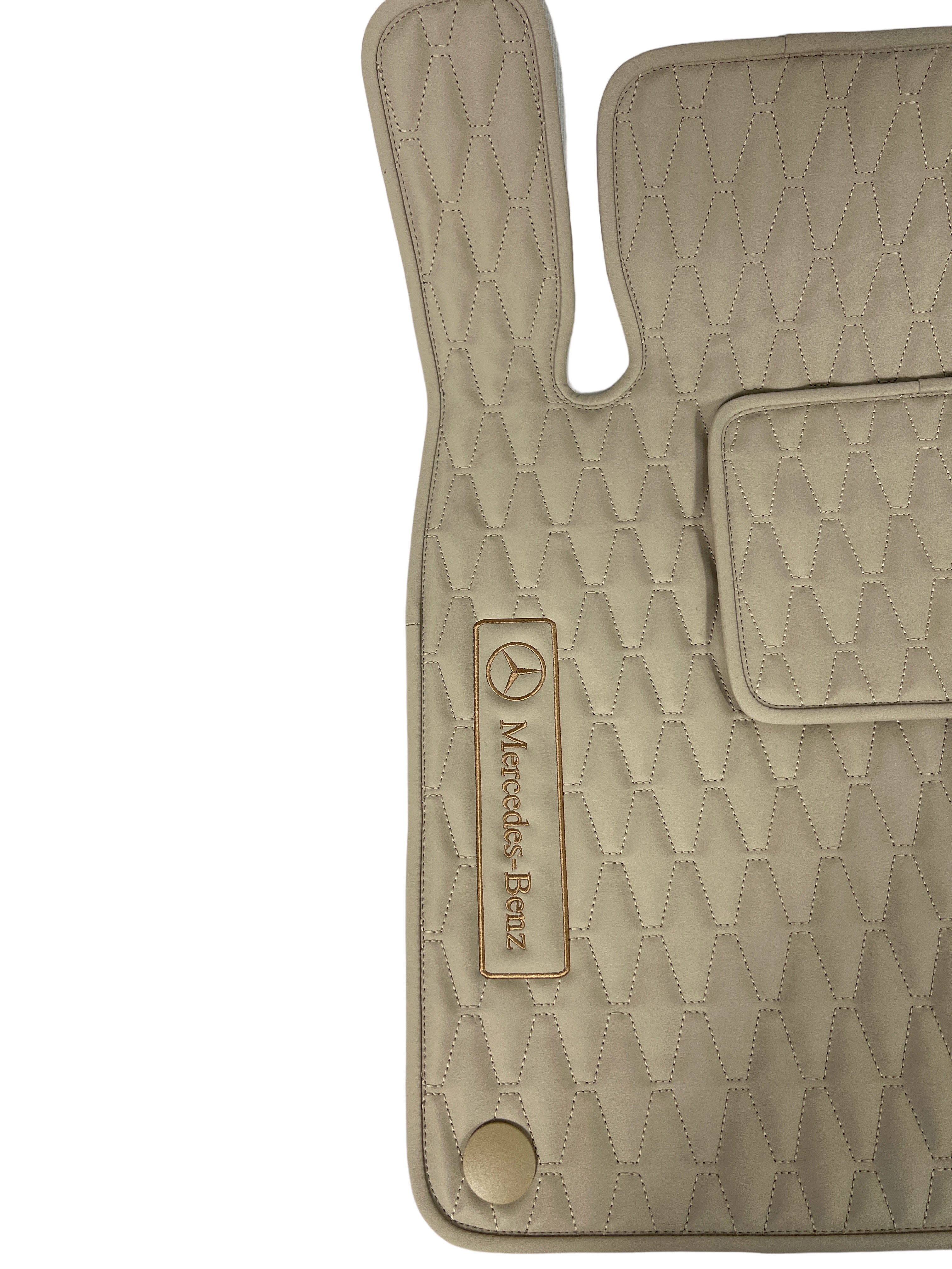 Car Floor Mats in "Long Comb" Design Total Beige