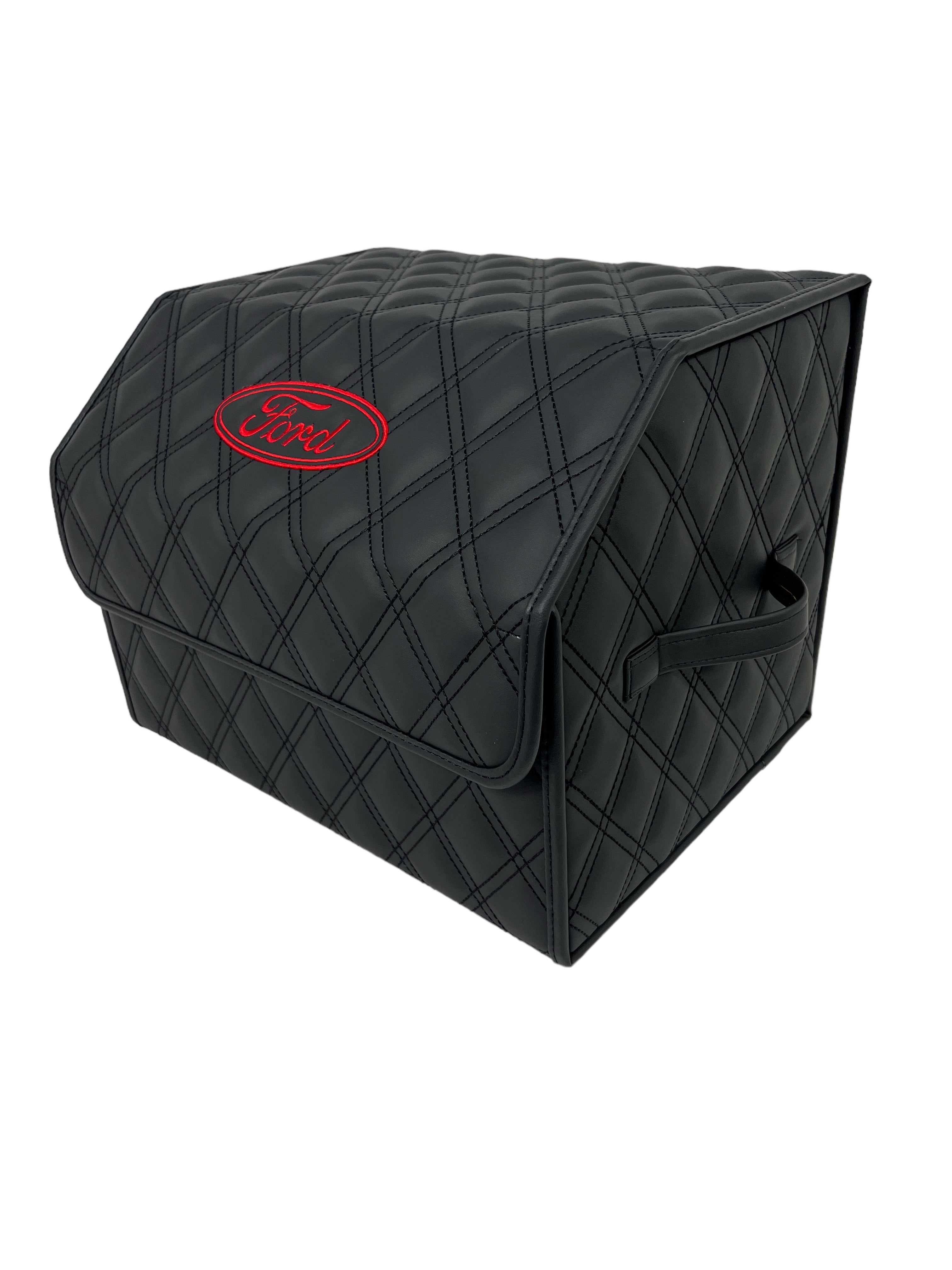 Organizer in the "Rhombus" design Black with Red Logo