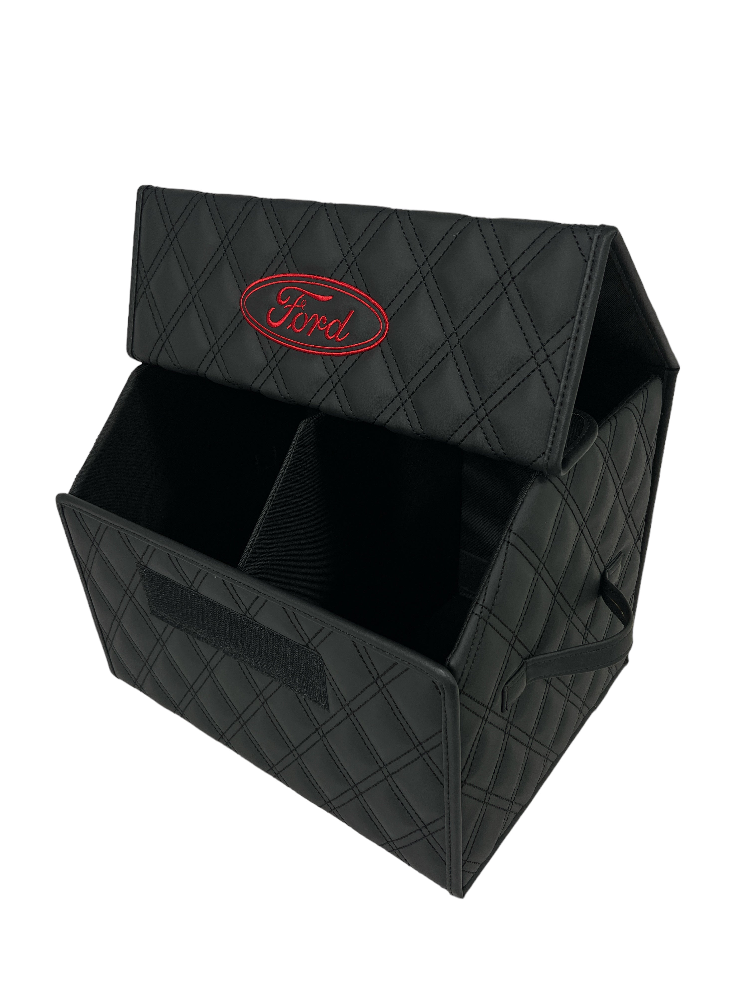 Organizer in the "Rhombus" design Black with Red Logo