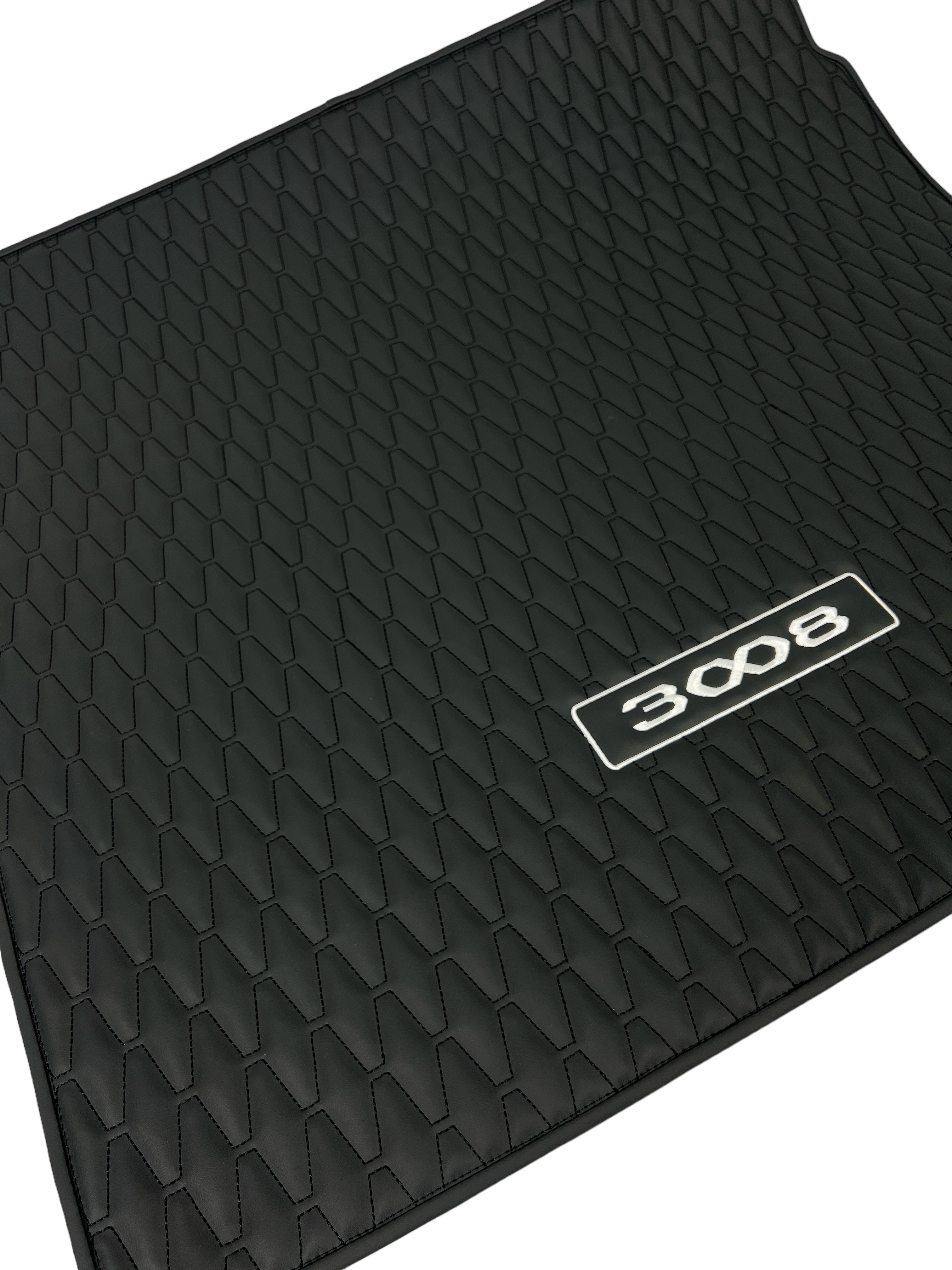 Black Trunk Mats in "Long comb" Design