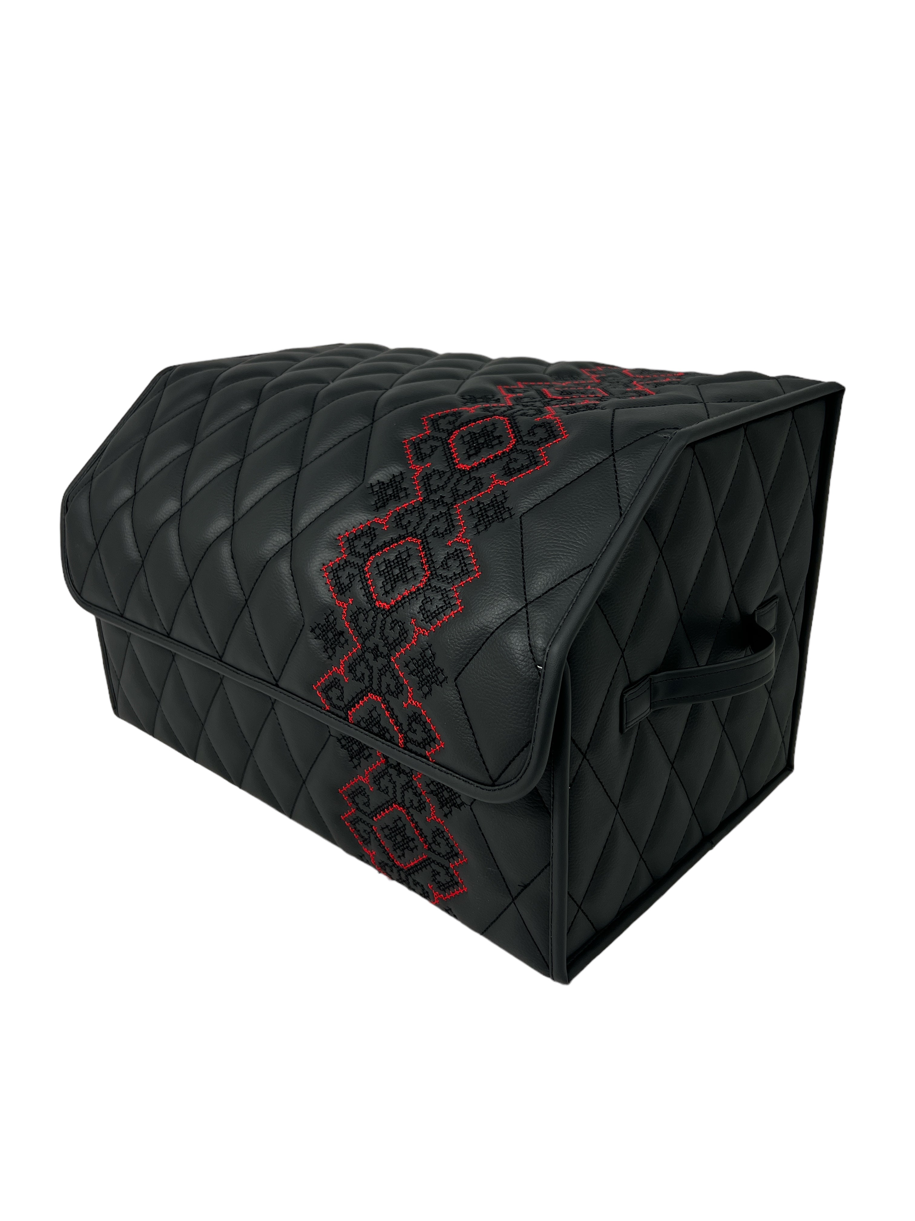 Organizer in the "Rhombus" design Black with Custom Design