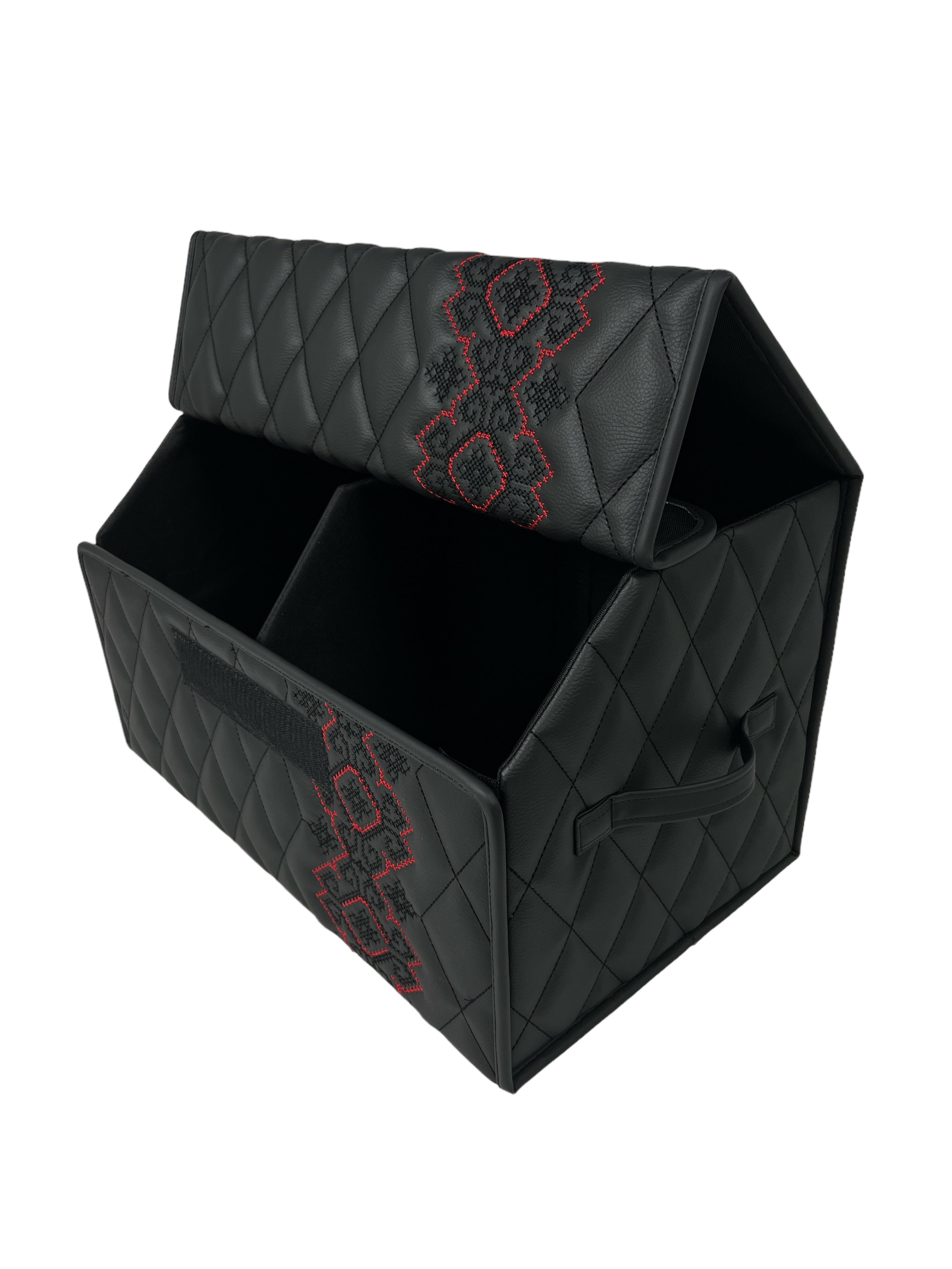 Organizer in the "Rhombus" design Black with Custom Design