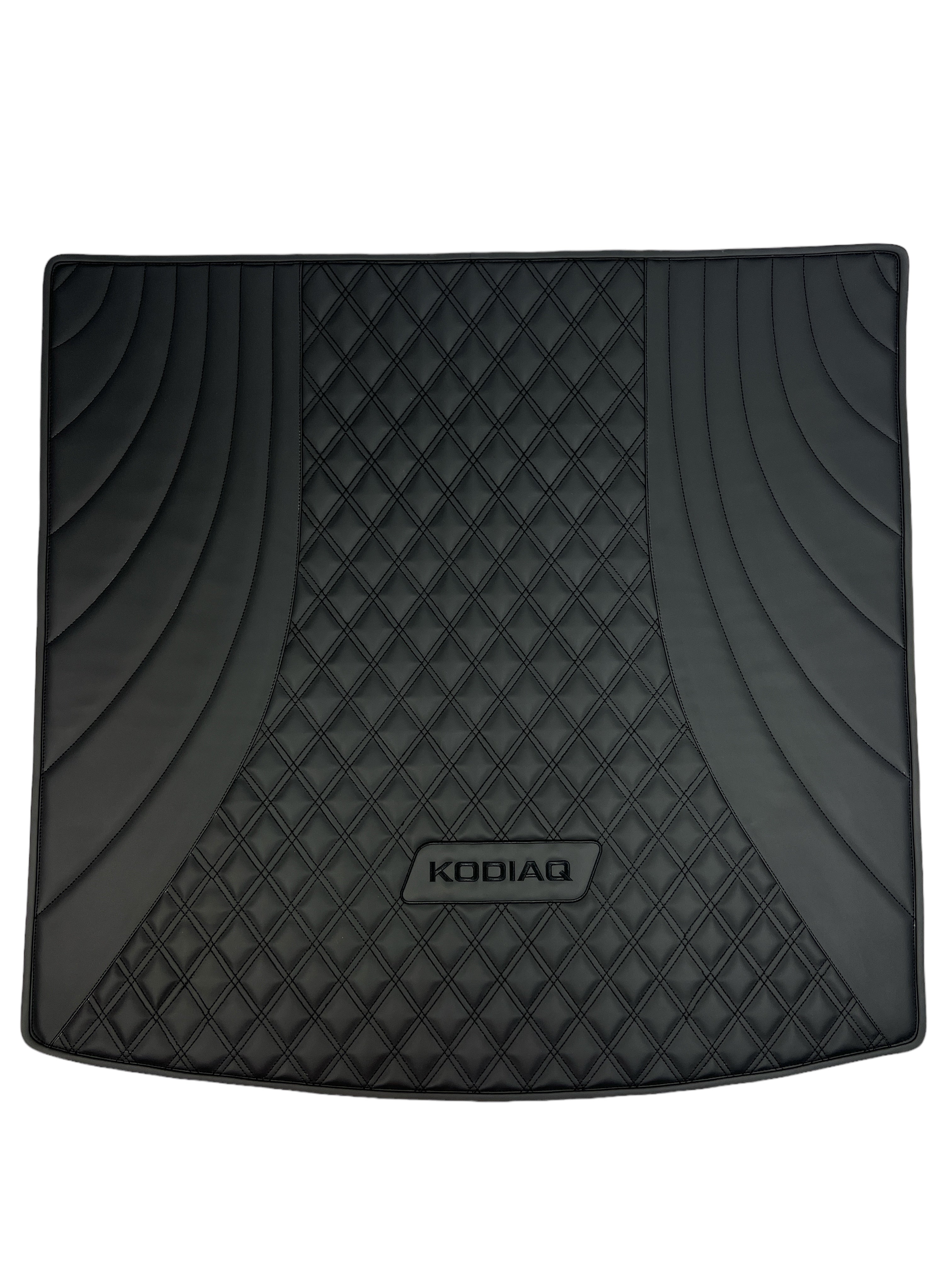 Trunk Mats in "Figure Double Rhombus" Design Total Black