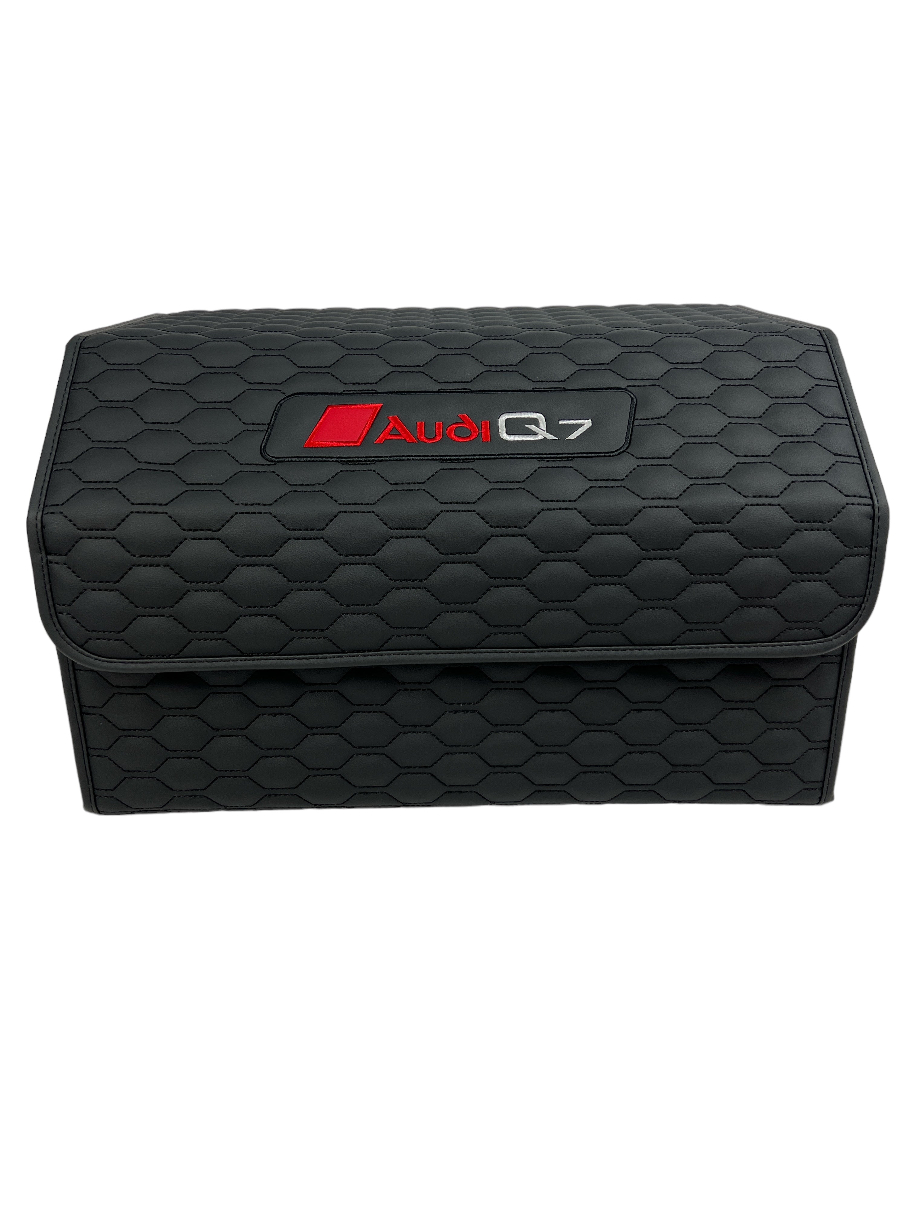 Organizer in the "Small Comb" design Black with Red and White Logo