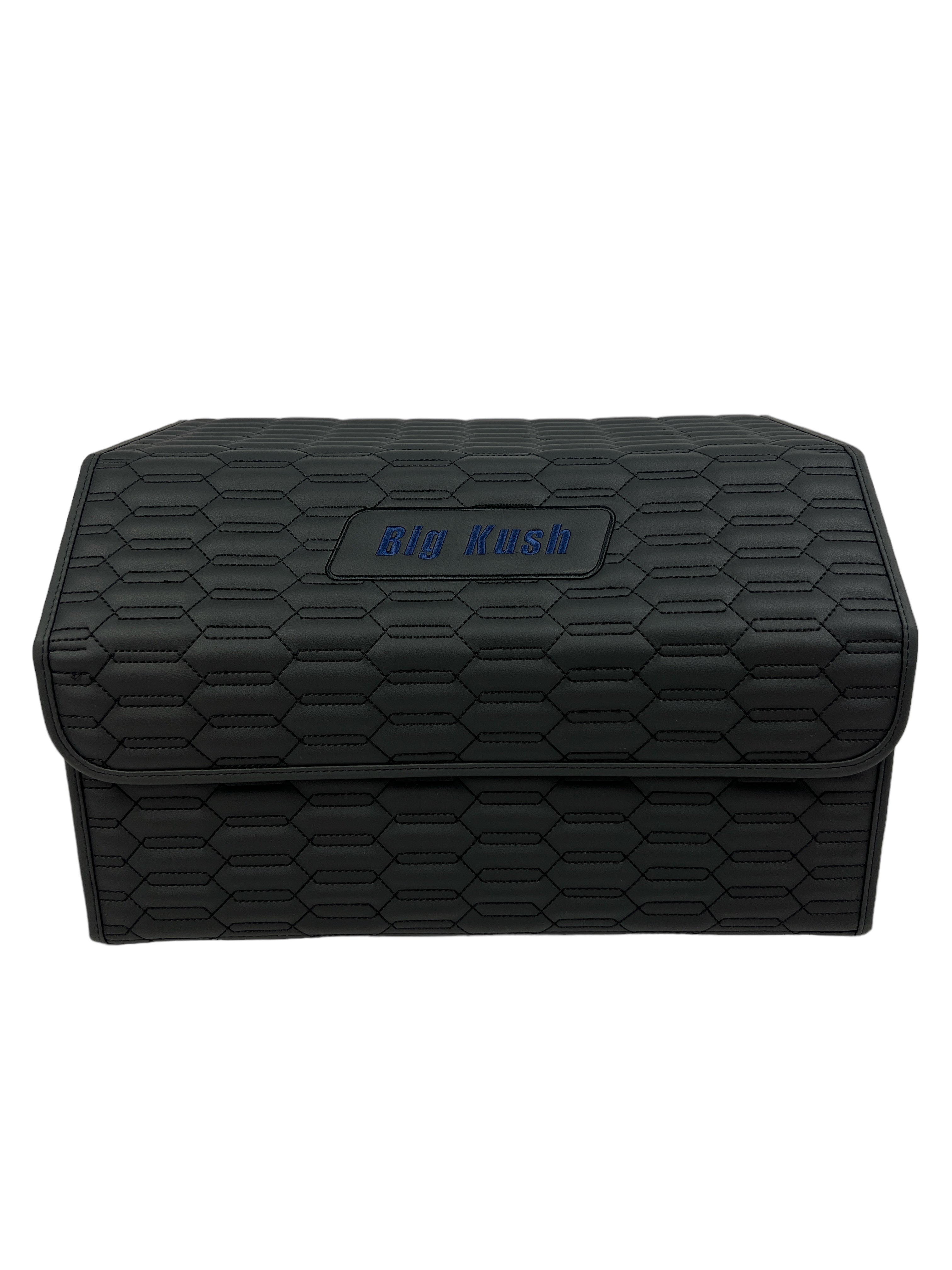 Organizer in the "Double Comb" design Total Black with Navy Logo