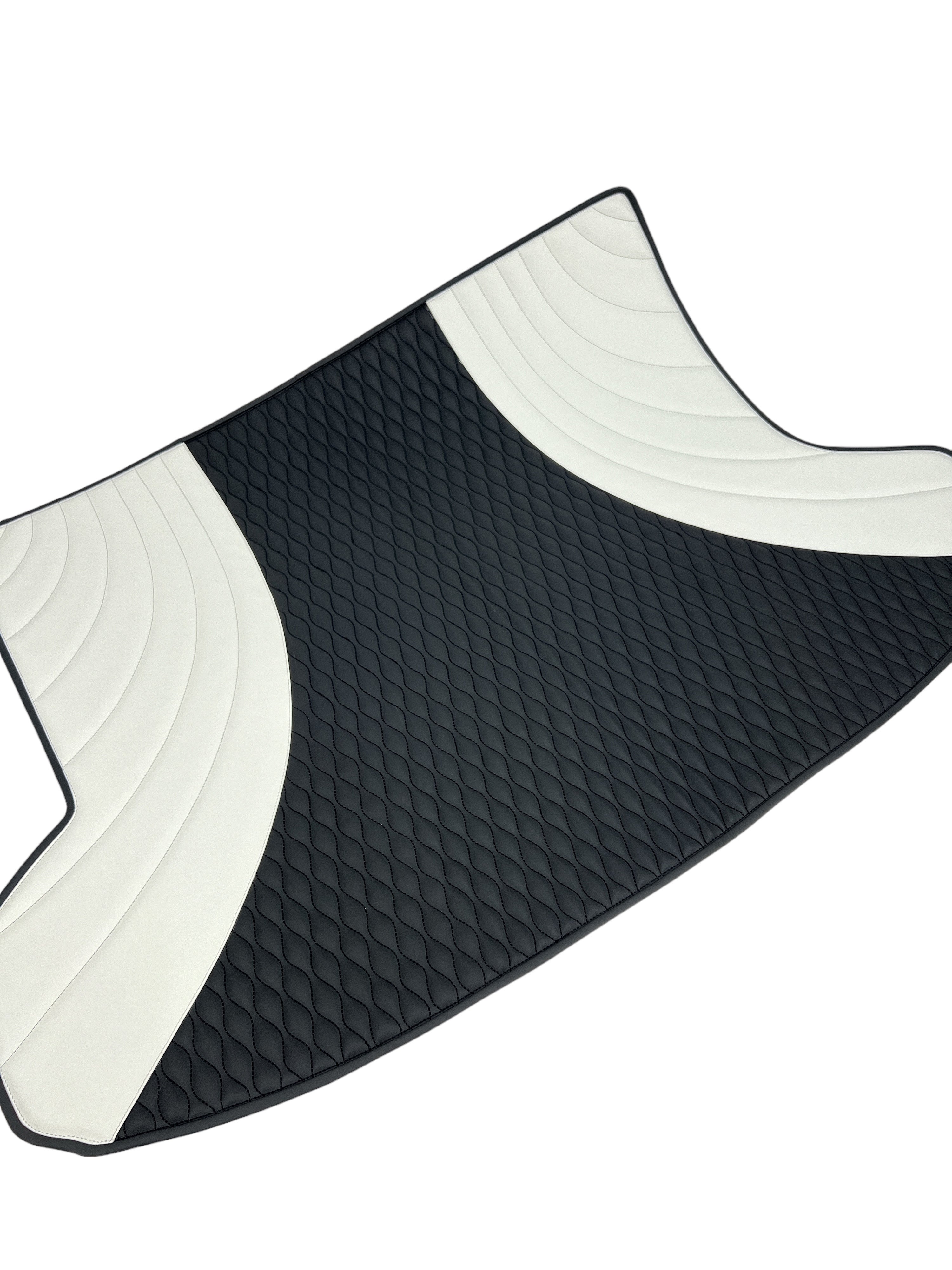 Trunk Mats in "Figure Combination" Design Black and White