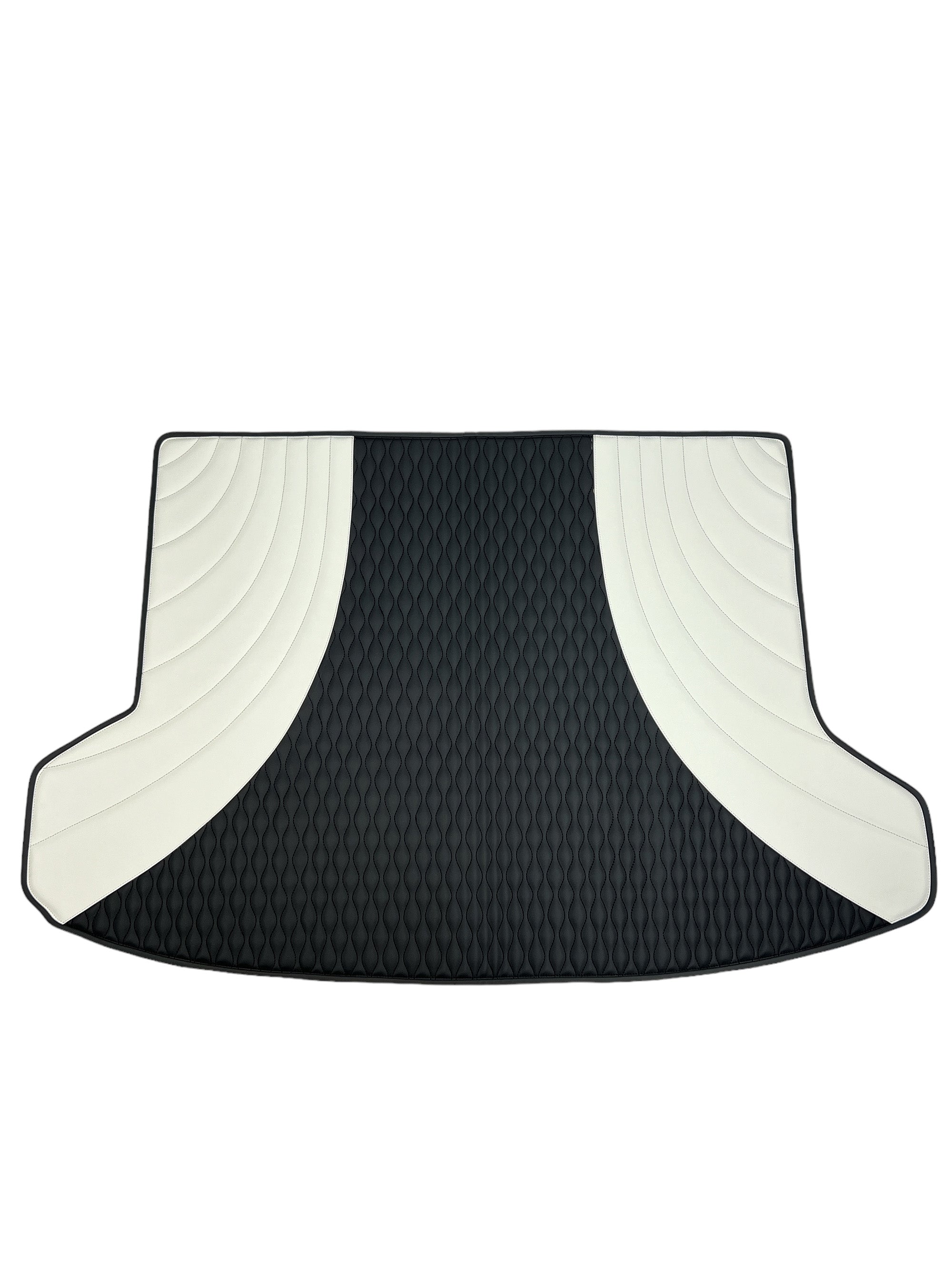 Trunk Mats in "Figure Combination" Design Black and White